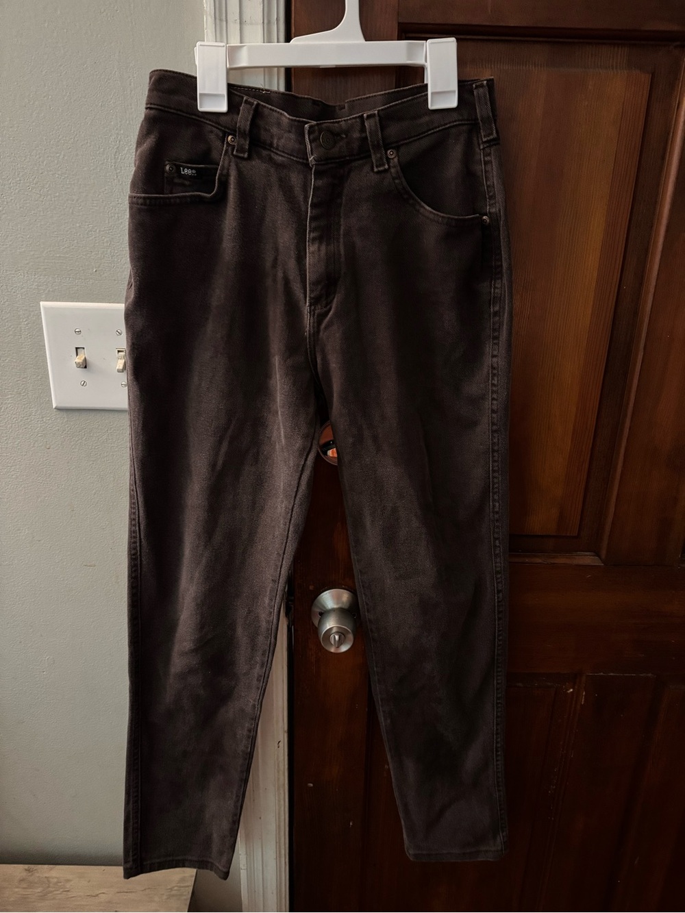 Vintage Y2K Lee Original Jeans Size 6M Straight Tapered Denim 100% Cotton